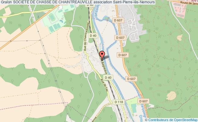 plan association SociÉtÉ De Chasse De Chaintreauville Saint-Pierre-lès-Nemours