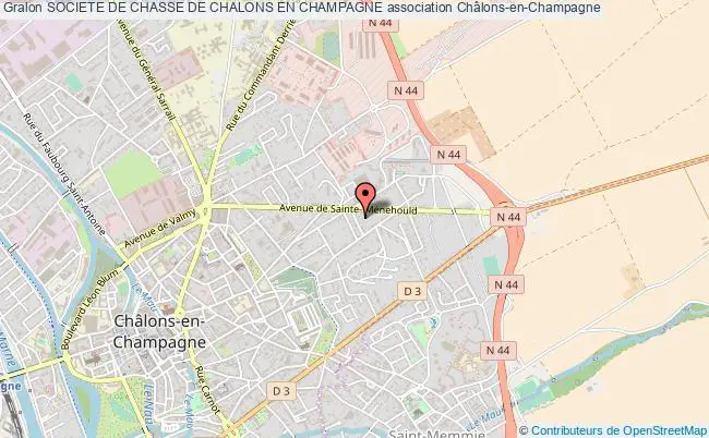 plan association Societe De Chasse De Chalons En Champagne Châlons-en-Champagne