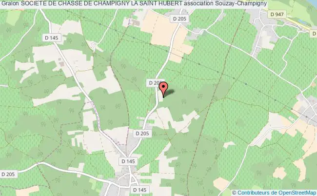 plan association Societe De Chasse De Champigny La Saint Hubert Souzay-Champigny