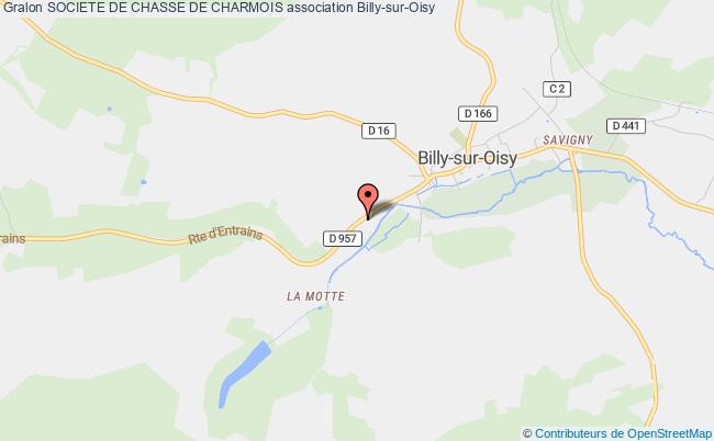 plan association Societe De Chasse De Charmois Billy-sur-Oisy