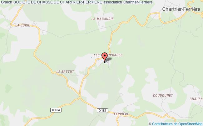 plan association Societe De Chasse De Chartrier-ferriere Chartrier-Ferrière