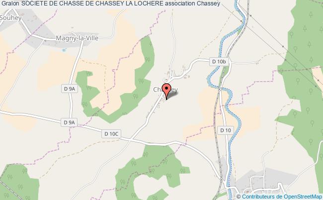 plan association Societe De Chasse De Chassey La Lochere Chassey