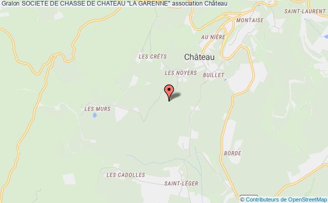 plan association Societe De Chasse De Chateau "la Garenne" Château