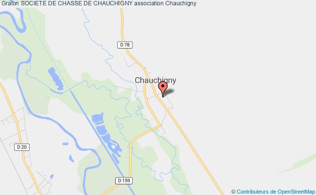 plan association Societe De Chasse De Chauchigny Chauchigny