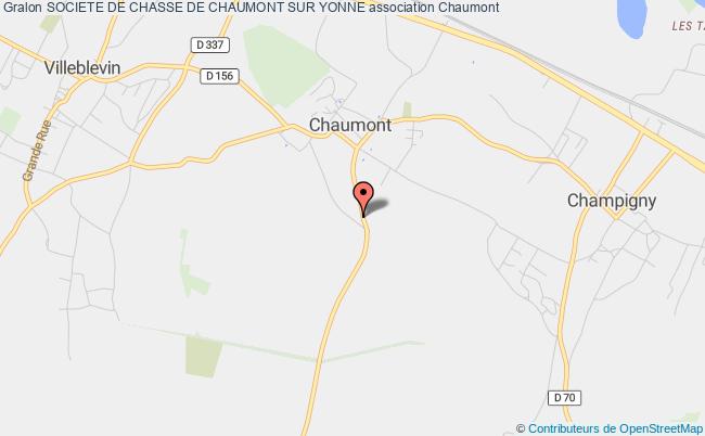 plan association Societe De Chasse De Chaumont Sur Yonne Chaumont