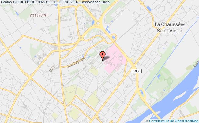 plan association Societe De Chasse De Concriers Blois