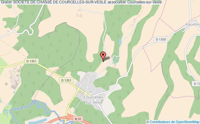 plan association Societe De Chasse De Courcelles-sur-vesle Courcelles-sur-Vesles