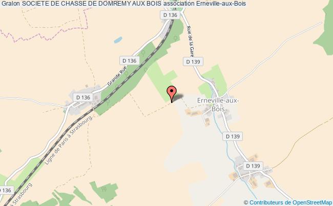 plan association Societe De Chasse De Domremy Aux Bois Erneville-aux-Bois