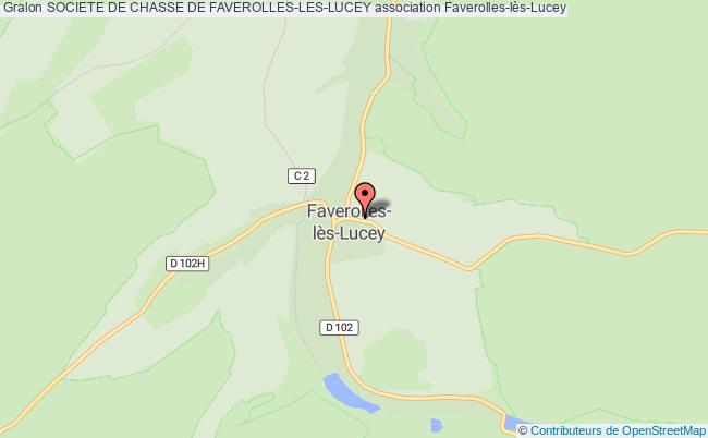 plan association Societe De Chasse De Faverolles-les-lucey Faverolles-lès-Lucey