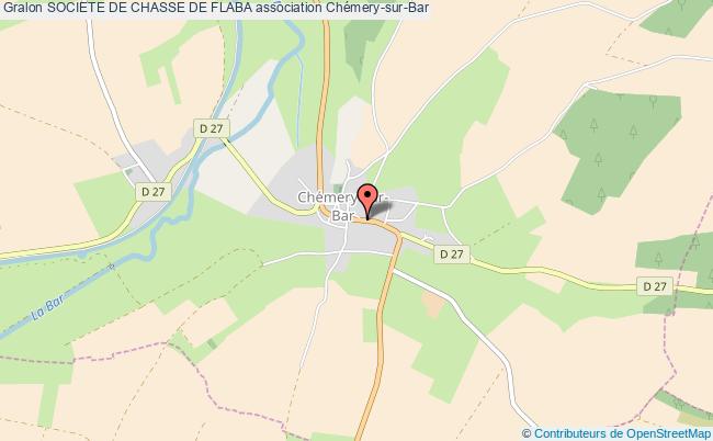 plan association Societe De Chasse De Flaba Chémery-sur-Bar