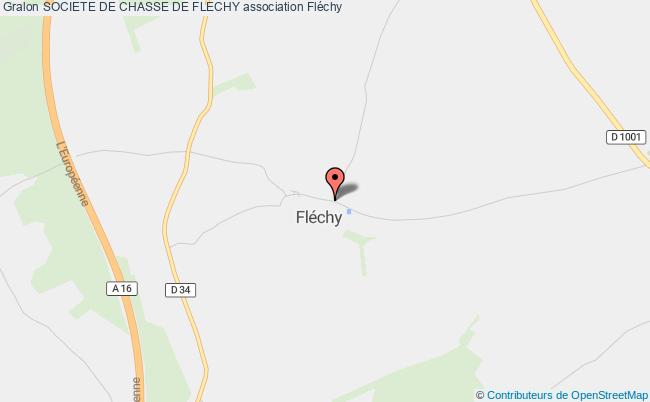 plan association Societe De Chasse De Flechy Fléchy