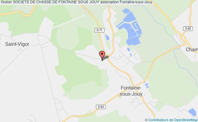 plan association Societe De Chasse De Fontaine Sous Jouy Fontaine-sous-Jouy