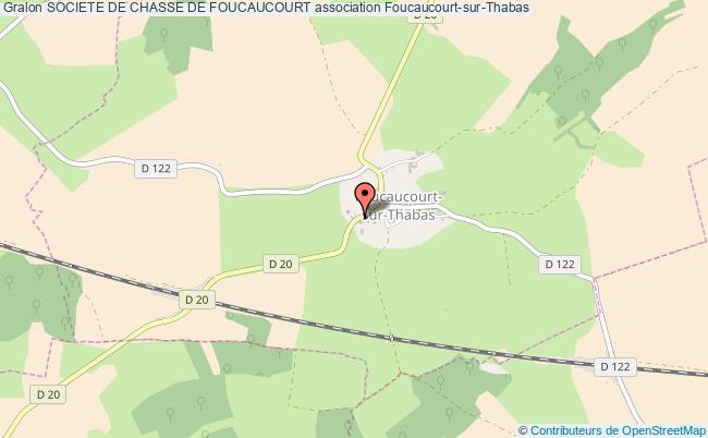 plan association Societe De Chasse De Foucaucourt Foucaucourt-sur-Thabas