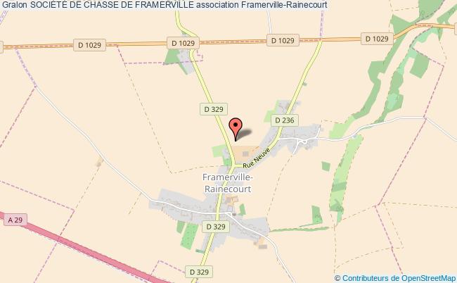 plan association SociÉtÉ De Chasse De Framerville Framerville-Rainecourt