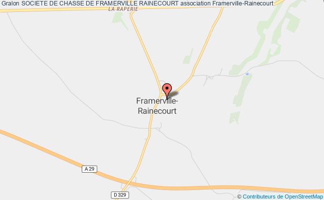 plan association Societe De Chasse De Framerville Rainecourt Framerville-Rainecourt