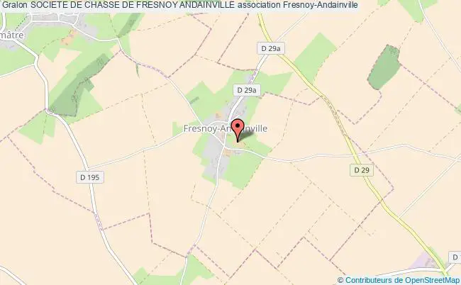 plan association Societe De Chasse De Fresnoy Andainville Fresnoy-Andainville