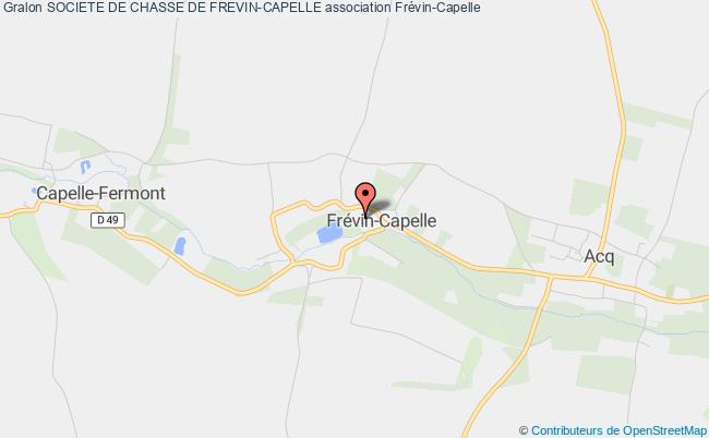 plan association Societe De Chasse De Frevin-capelle Frévin-Capelle