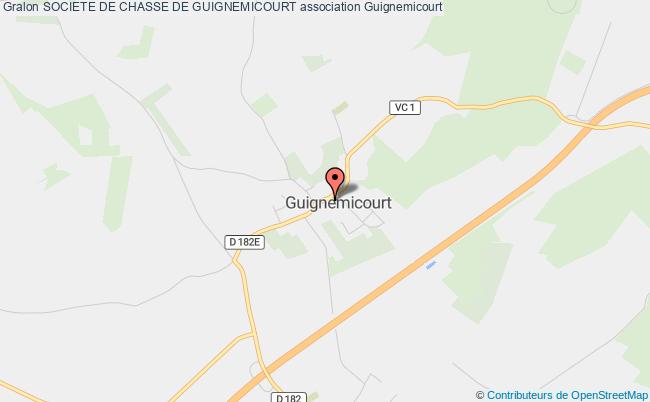 plan association Societe De Chasse De Guignemicourt Guignemicourt