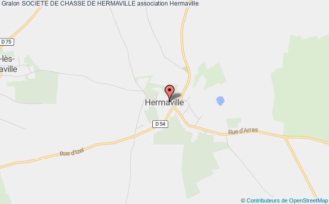 plan association Societe De Chasse De Hermaville Hermaville