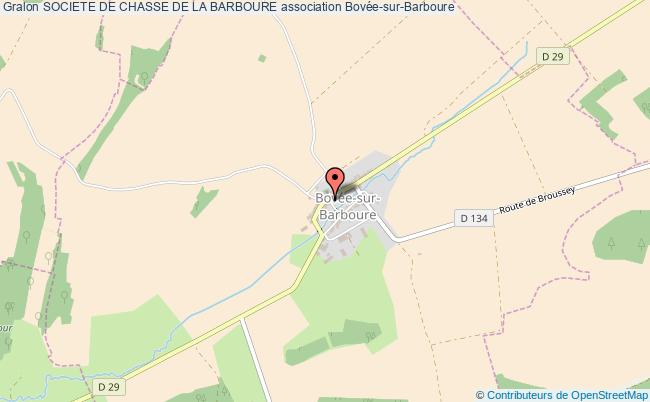 plan association Societe De Chasse De La Barboure Bovée-sur-Barboure