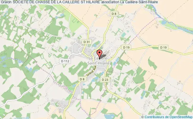 plan association Societe De Chasse De La Caillere St Hilaire Caillère-Saint-Hilaire
