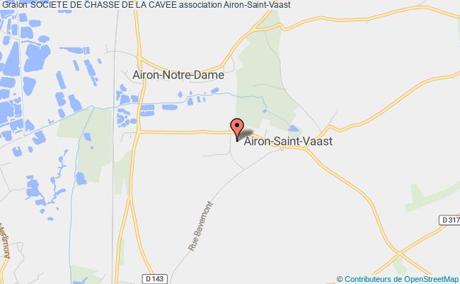 plan association Societe De Chasse De La Cavee Airon-Saint-Vaast
