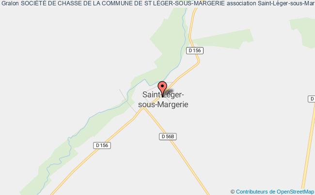 plan association SociÉtÉ De Chasse De La Commune De St LÉger-sous-margerie Saint-Léger-sous-Margerie