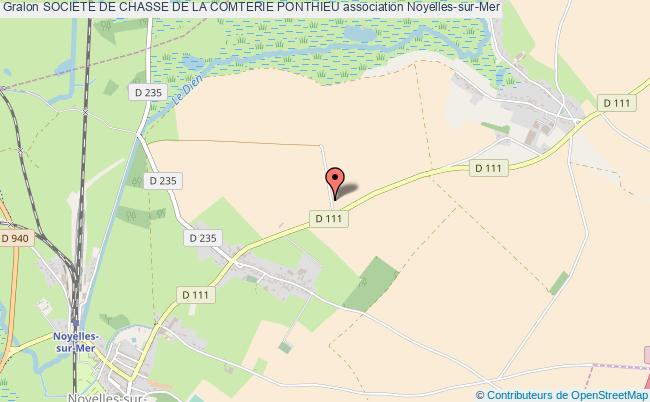 plan association Societe De Chasse De La Comterie Ponthieu Noyelles-sur-Mer