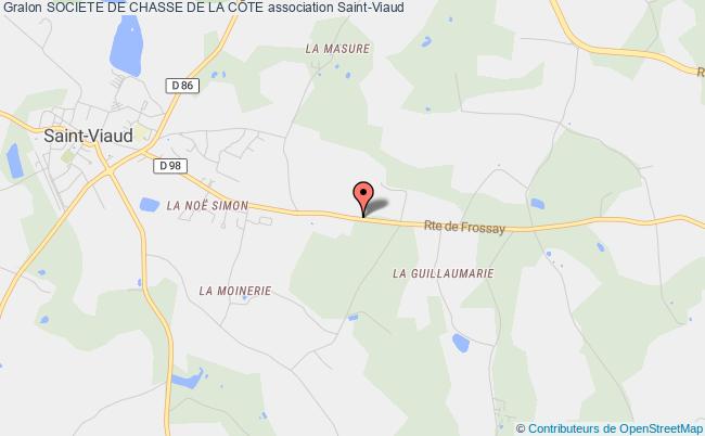 plan association Societe De Chasse De La CÔte Saint-Viaud