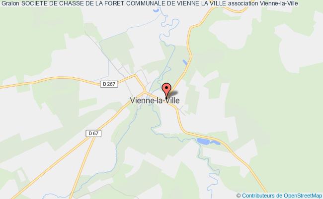 plan association Societe De Chasse De La Foret Communale De Vienne La Ville Vienne-la-Ville