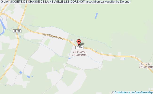 plan association SociÉtÉ De Chasse De La Neuville-les-dorengt La Neuville-lès-Dorengt