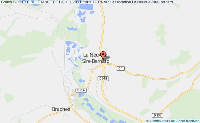 plan association Societe De Chasse De La Neuville Sire Bernard La    Neuville-Sire-Bernard