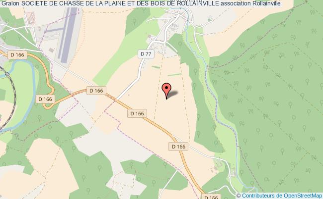 plan association Societe De Chasse De La Plaine Et Des Bois De Rollainville Rollainville