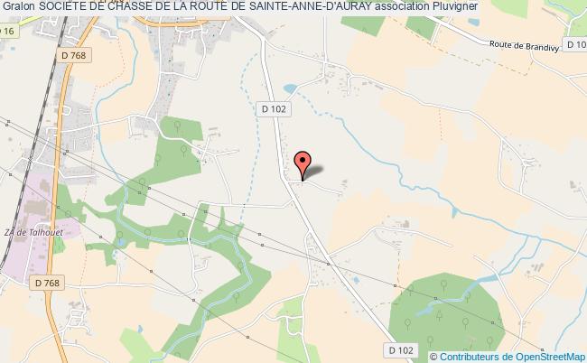 plan association Societe De Chasse De La Route De Sainte-anne-d'auray Pluvigner
