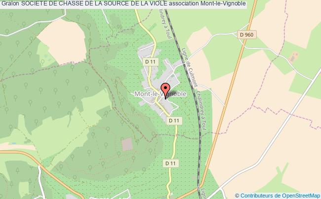 plan association Societe De Chasse De La Source De La Viole Mont-le-Vignoble