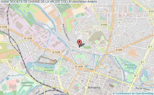 plan association Societe De Chasse De La Vallee Collin Amiens