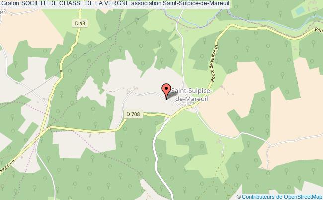 plan association Societe De Chasse De La Vergne Saint-Sulpice-de-Mareuil