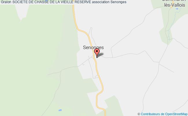 plan association Societe De Chasse De La Vieille Reserve Senonges