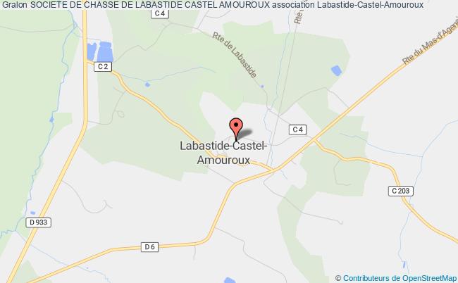 plan association Societe De Chasse De Labastide Castel Amouroux Labastide-Castel-Amouroux