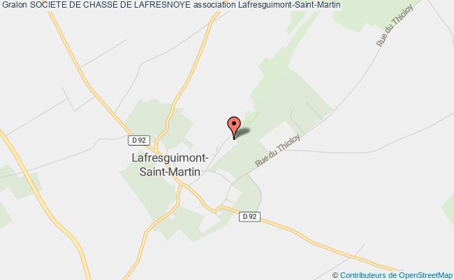plan association Societe De Chasse De Lafresnoye Lafresguimont-Saint-Martin