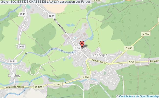 plan association Societe De Chasse De Launoy Les   Forges
