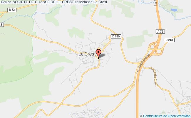 SOCIETE DE CHASSE DE LE CREST