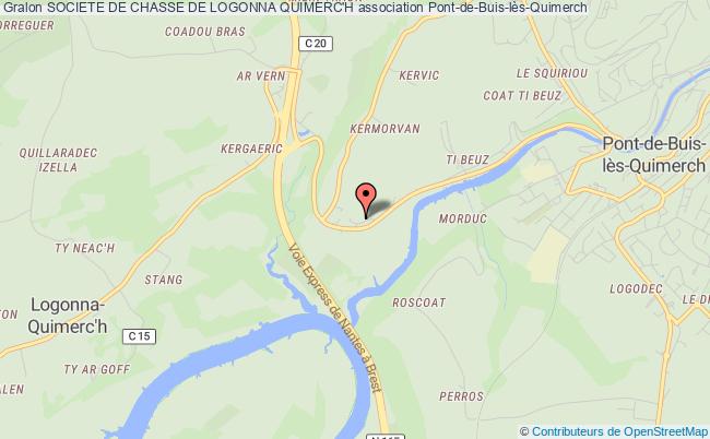 plan association Societe De Chasse De Logonna Quimerc'h Pont-de-Buis-lès-Quimerch
