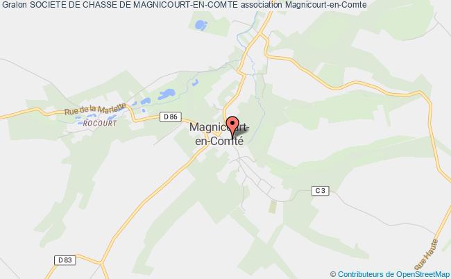 plan association Societe De Chasse De Magnicourt-en-comte Magnicourt-en-Comte