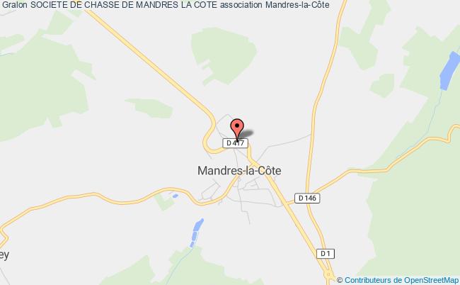plan association Societe De Chasse De Mandres La Cote Mandres-la-Côte