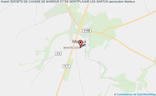 plan association Societe De Chasse De Marieux Et De Montplaisir Les Sarton Marieux
