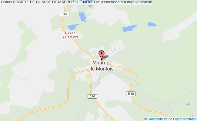plan association Societe De Chasse De Maurupt-le-montois Maurupt-le-Montois