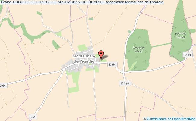 plan association Societe De Chasse De Mautauban De Picardie Montauban-de-Picardie