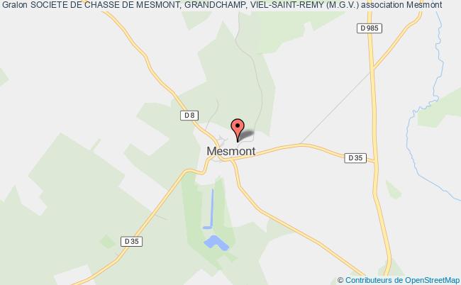 SOCIETE DE CHASSE DE MESMONT, GRANDCHAMP, VIEL-SAINT-REMY (M.G.V.)