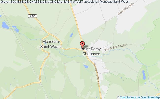 plan association Societe De Chasse De Monceau Saint Waast Monceau-Saint-Waast
